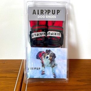 Airpup Red Dog Shoes NWT size 4